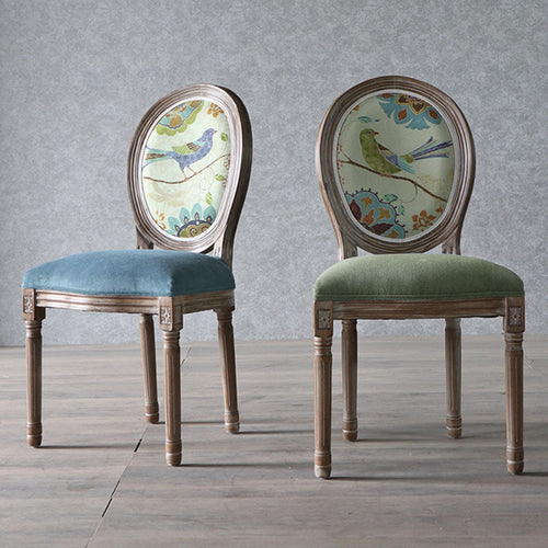Traditional Fabric Dining Chair