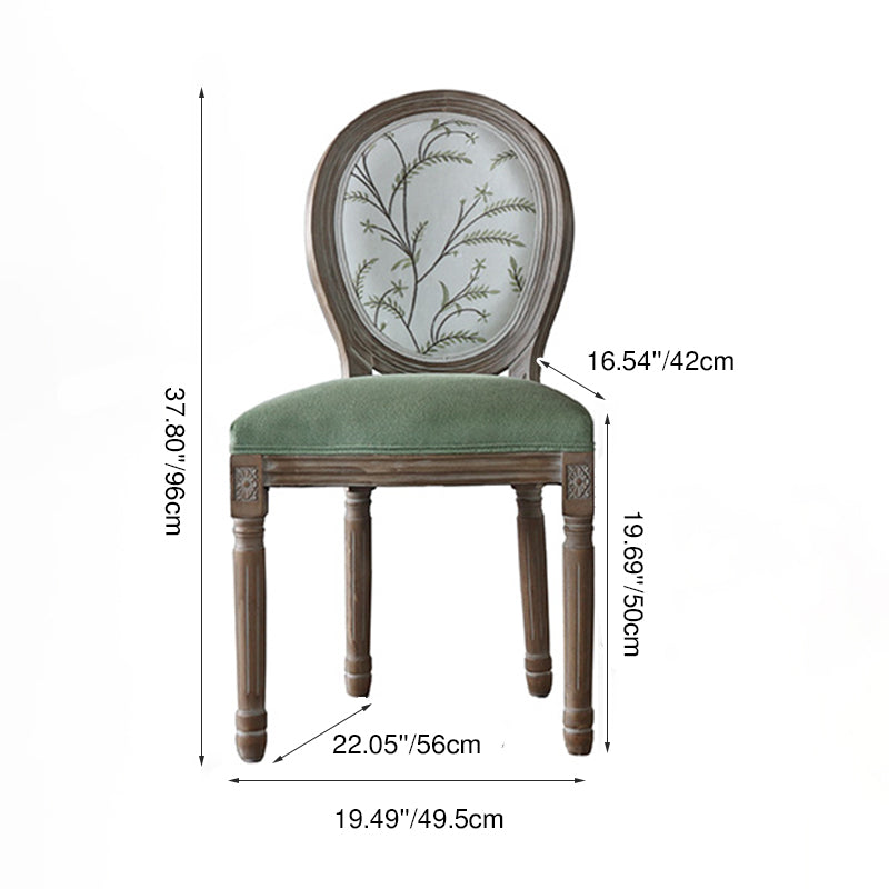 Traditional Fabric Dining Chair
