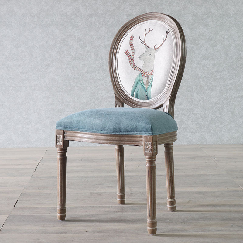 Traditional Fabric Dining Chair