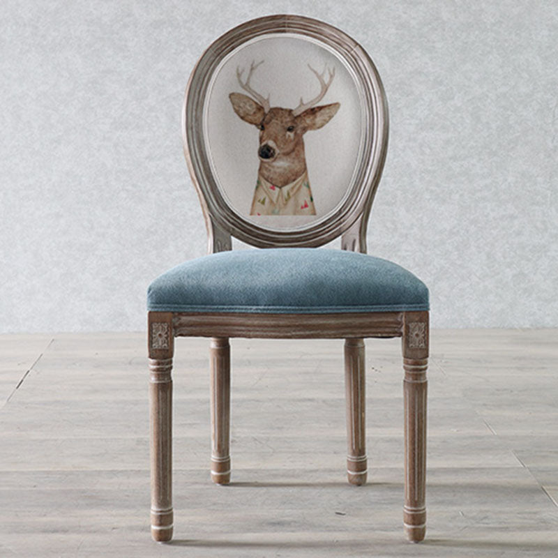 Traditional Fabric Dining Chair