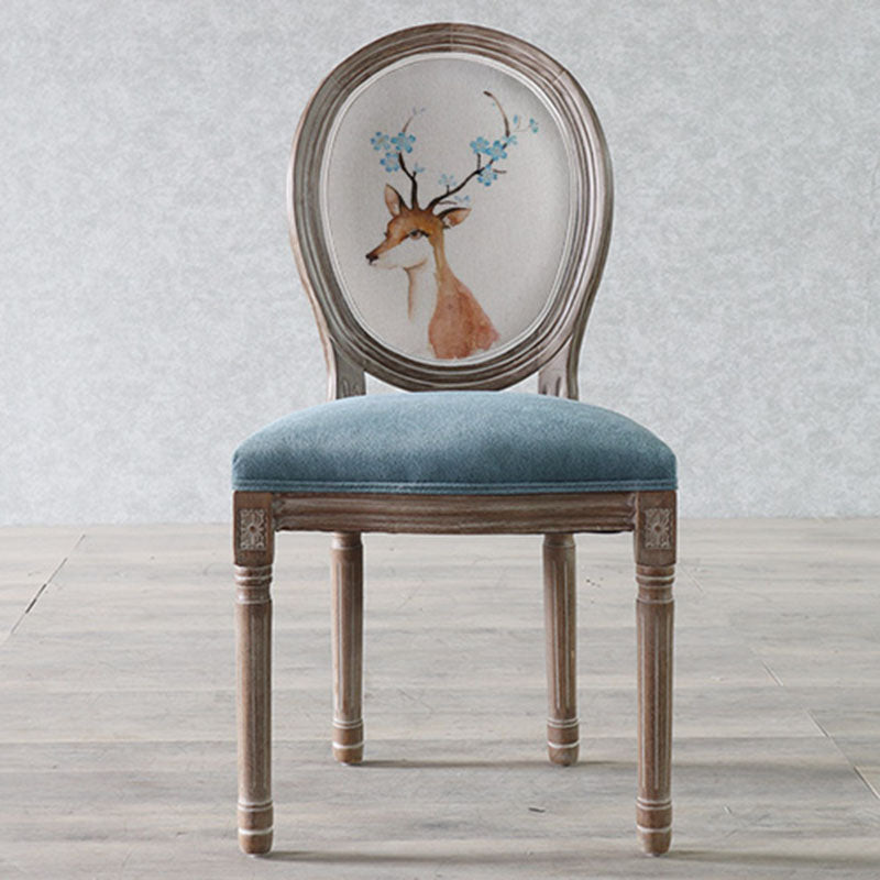 Traditional Fabric Dining Chair