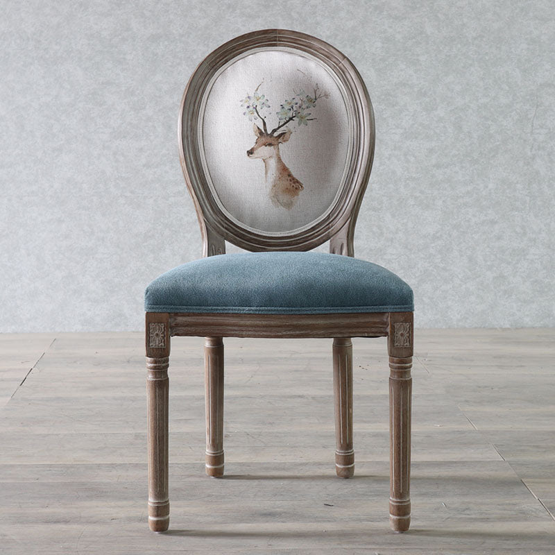 Traditional Fabric Dining Chair