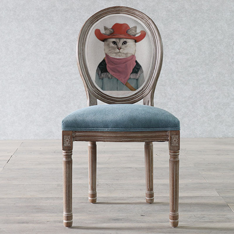 Traditional Fabric Dining Chair