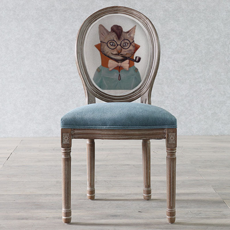 Traditional Fabric Dining Chair