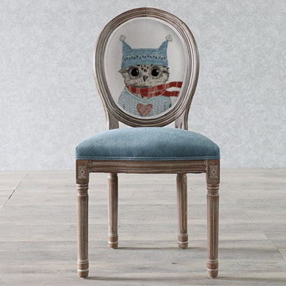 Traditional Fabric Dining Chair