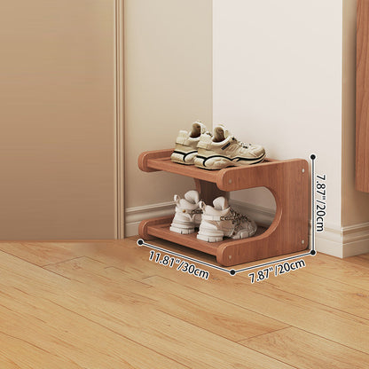 Modern Bamboo Shoe Rack