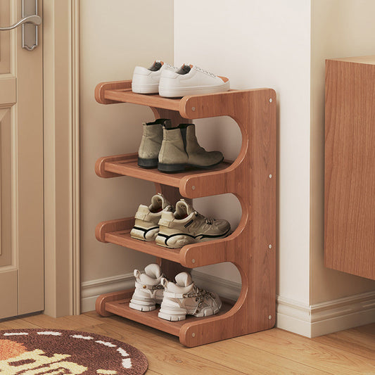 Modern Bamboo Shoe Rack