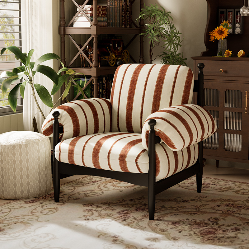 Contemporary Fabric Accent Chair