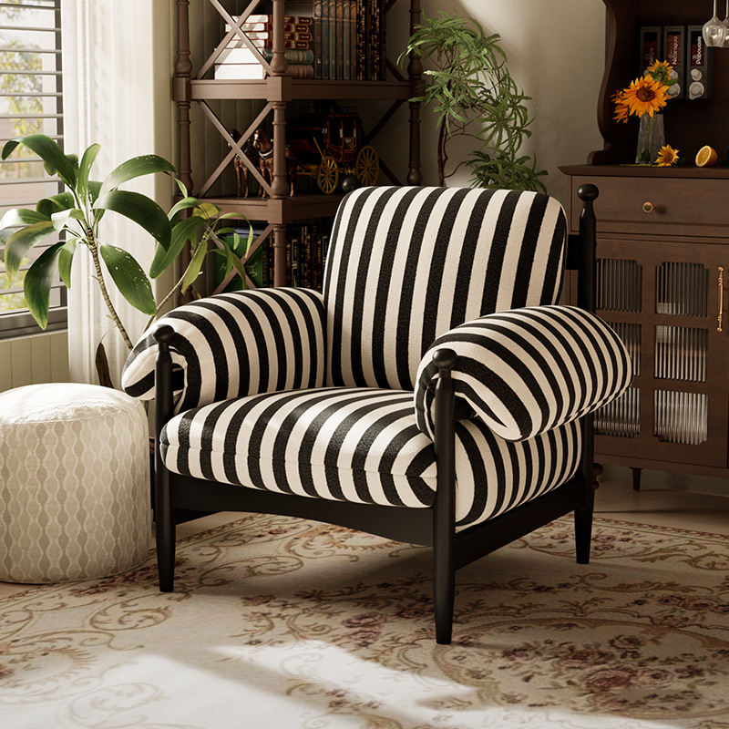 Contemporary Fabric Accent Chair
