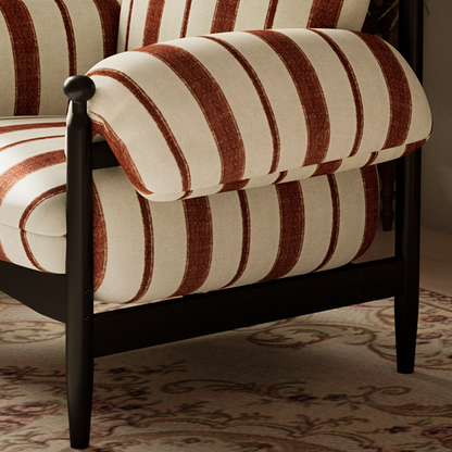 Contemporary Fabric Accent Chair