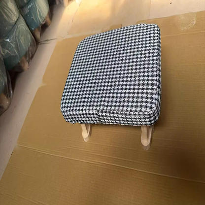 Contemporary Linen Stool