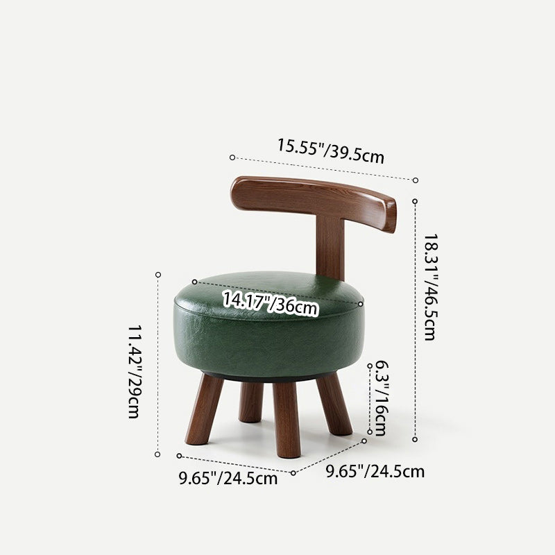 Contemporary Wood Stool
