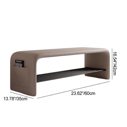 Modern Carbon Steel Bench