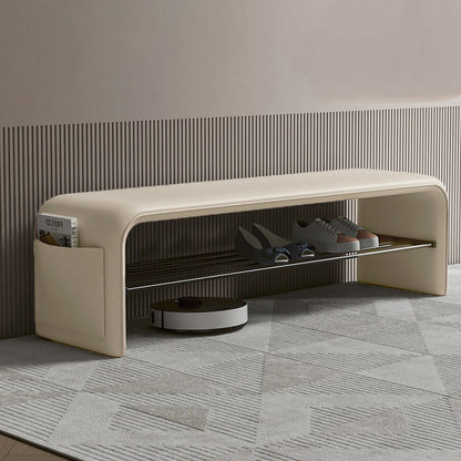 Modern Carbon Steel Bench