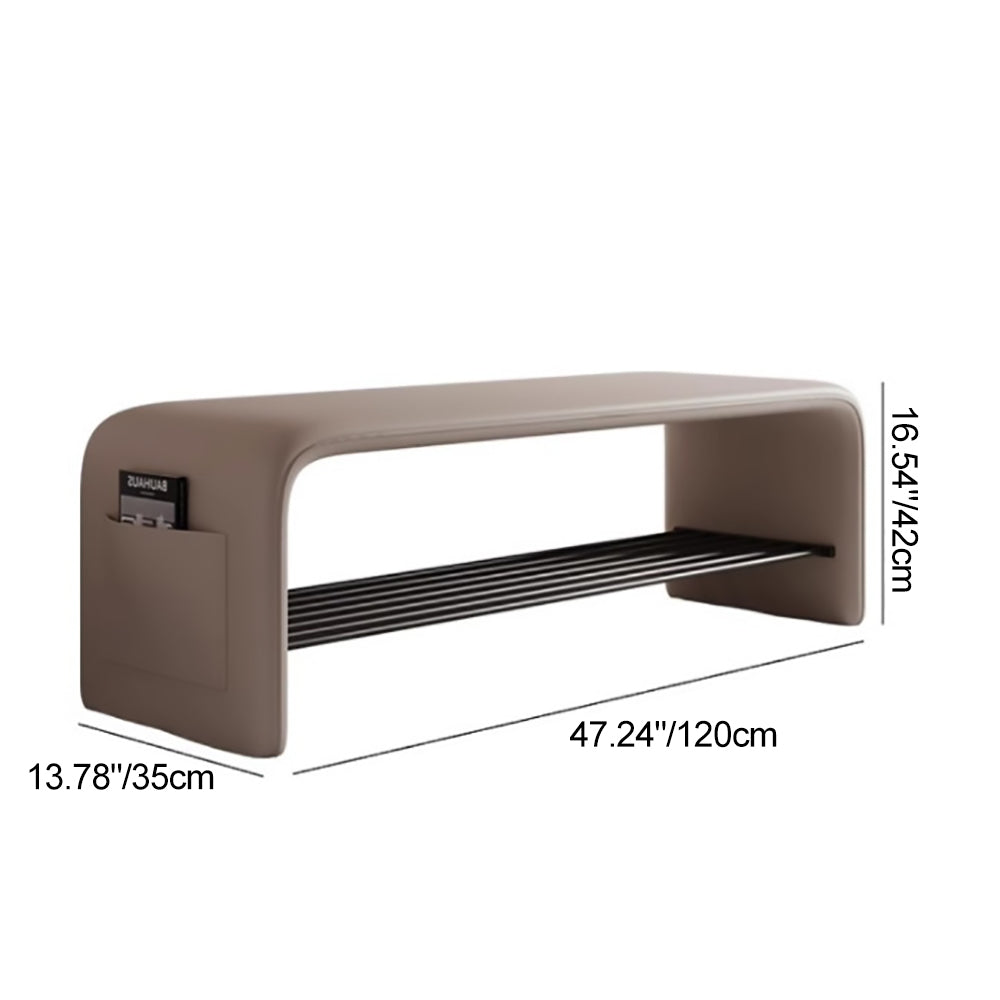 Modern Carbon Steel Bench