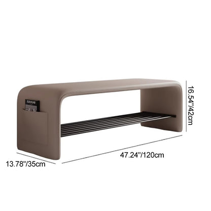 Modern Carbon Steel Bench