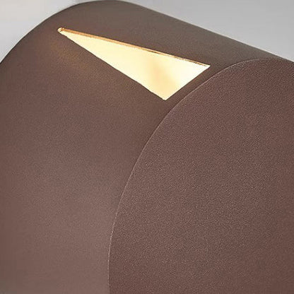 Aluminum Round Triangular Beam LED Wall Sconce Lamp
