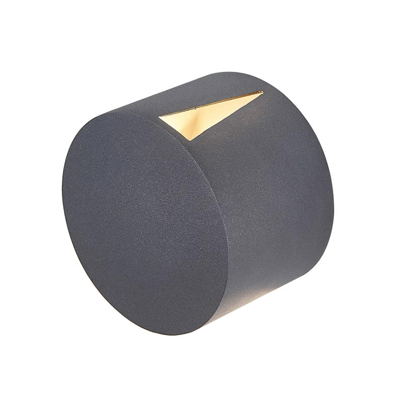 Aluminum Round Triangular Beam LED Wall Sconce Lamp