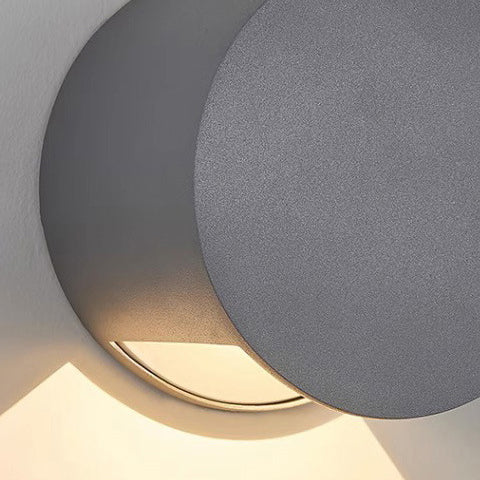 Aluminum Round Triangular Beam LED Wall Sconce Lamp