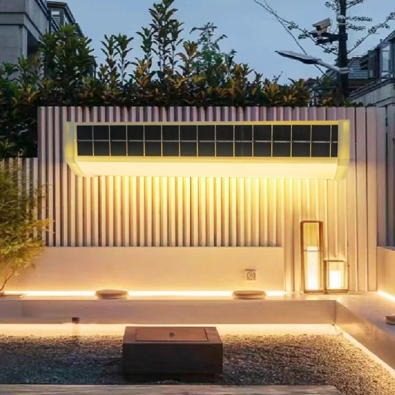 Simplicity Plastic Rectangular LED Wall Sconce Lamp