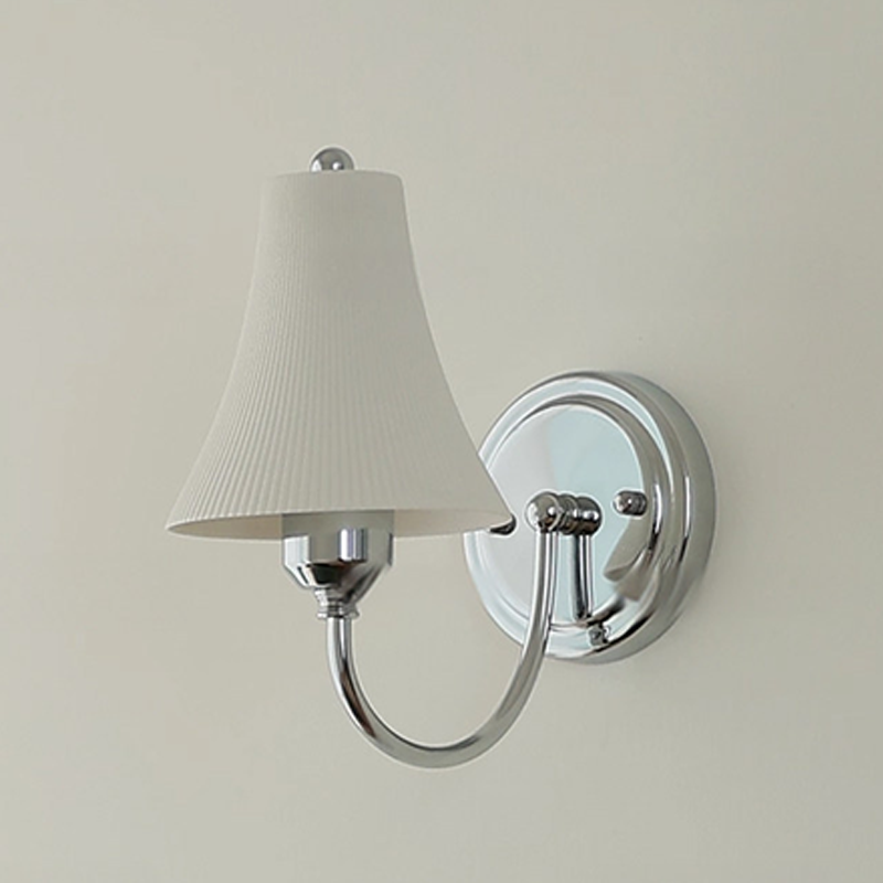 French Ceramic 1-Light Slim Waist-Shaped Wall Sconce Lamp