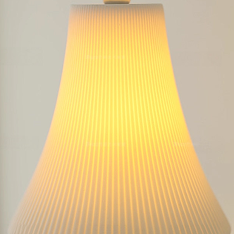 French Ceramic 1-Light Slim Waist-Shaped Wall Sconce Lamp