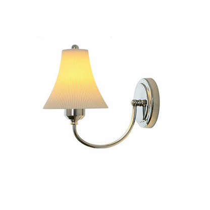 French Ceramic 1-Light Slim Waist-Shaped Wall Sconce Lamp