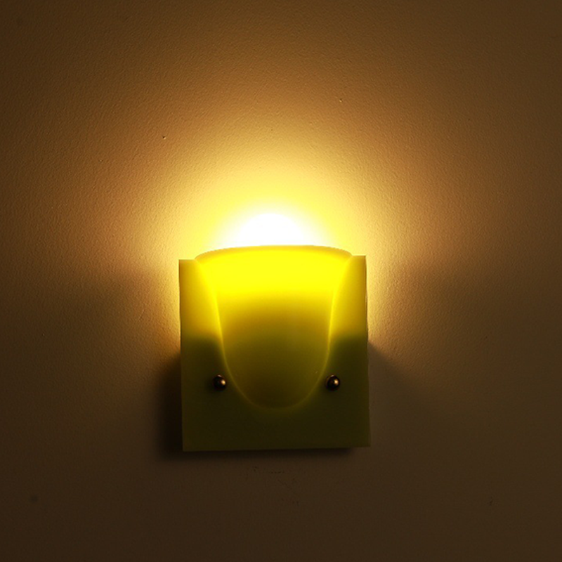 Square Resin 1/2-Light Bell-Shaped Wall Sconce Lamp