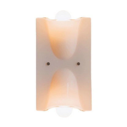 Square Resin 1/2-Light Bell-Shaped Wall Sconce Lamp