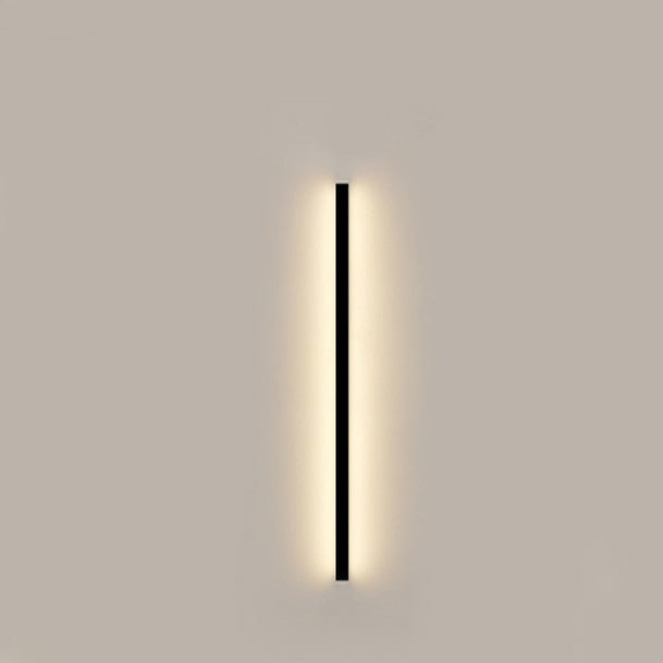Minimalist Rectangular Aluminum PVC LED Wall Sconce Lamp