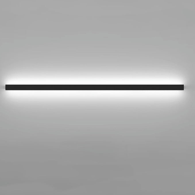 Minimalist Rectangular Aluminum PVC LED Wall Sconce Lamp