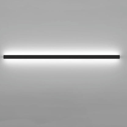 Minimalist Rectangular Aluminum PVC LED Wall Sconce Lamp