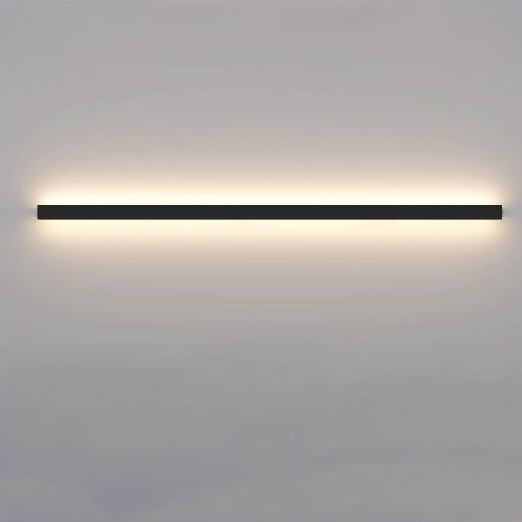 Minimalist Rectangular Aluminum PVC LED Wall Sconce Lamp