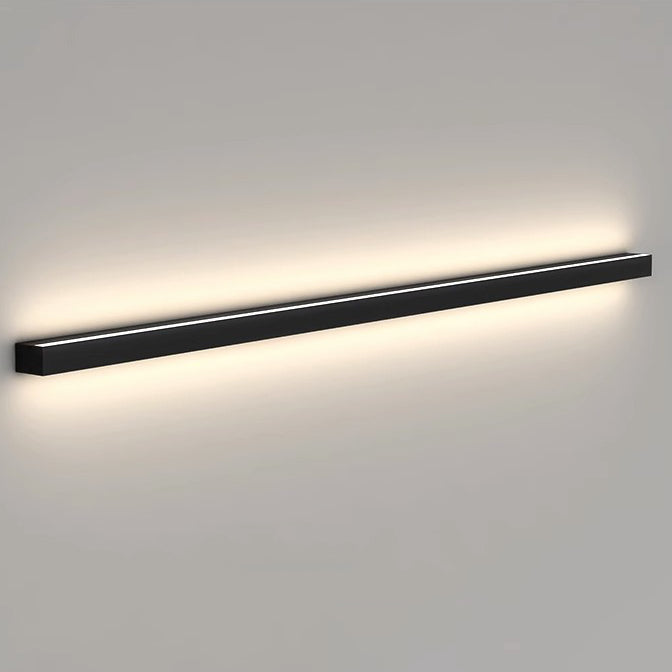 Minimalist Rectangular Aluminum PVC LED Wall Sconce Lamp