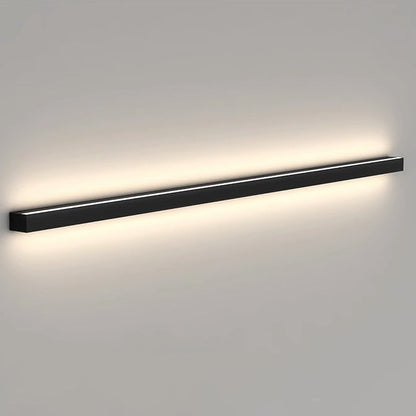Minimalist Rectangular Aluminum PVC LED Wall Sconce Lamp