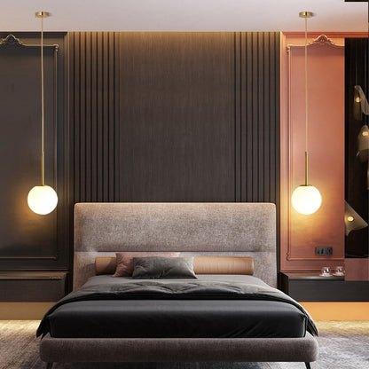 Modern Glass Ball Pendant Light