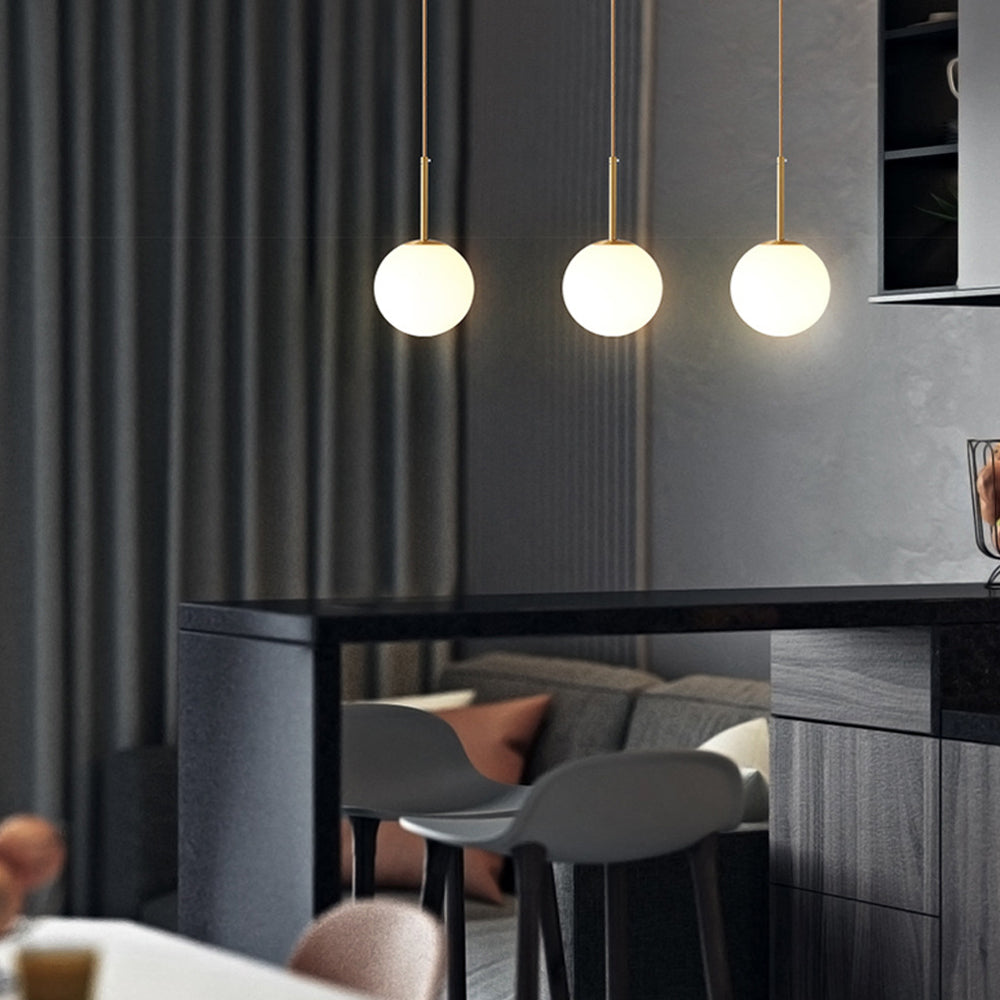 Modern Glass Ball Pendant Light
