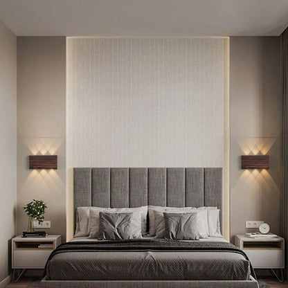 Minimalist Rectangle Aluminum Iron LED Wall Sconce Lamp