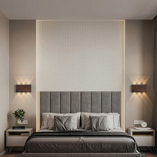 Minimalist Rectangle Aluminum Iron LED Wall Sconce Lamp