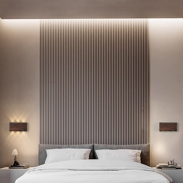 Minimalist Rectangle Aluminum Iron LED Wall Sconce Lamp