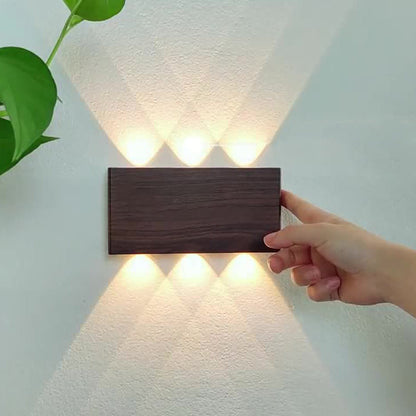 Minimalist Rectangle Aluminum Iron LED Wall Sconce Lamp