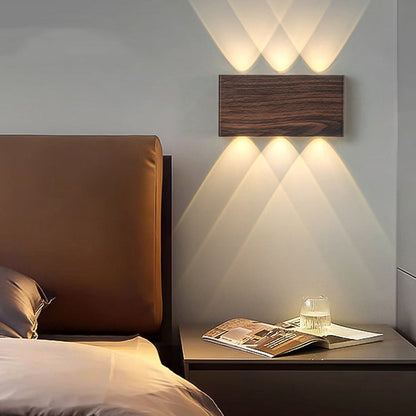 Minimalist Rectangle Aluminum Iron LED Wall Sconce Lamp