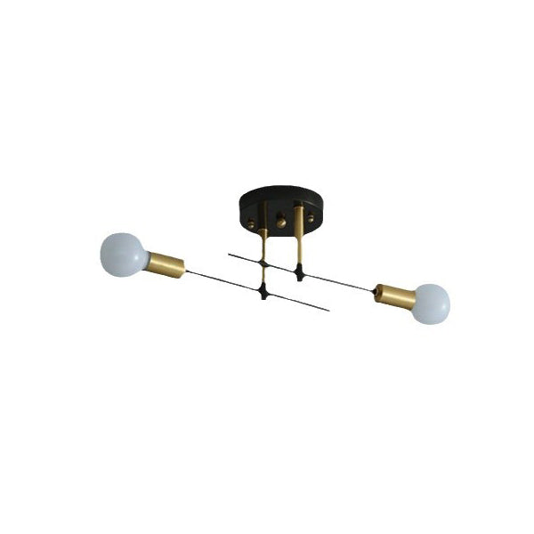 Contemporary Scandinavian Iron Ceiling Light