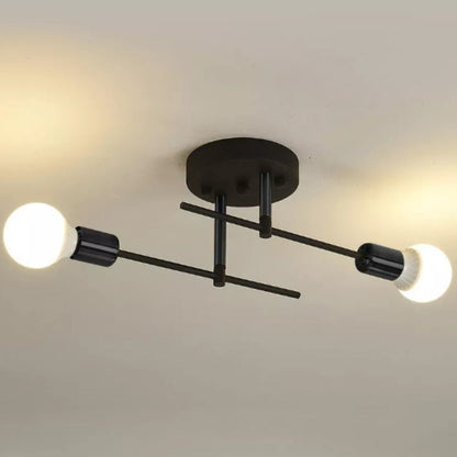 Contemporary Scandinavian Iron Ceiling Light
