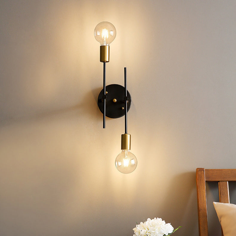 Contemporary Scandinavian Iron Ceiling Light