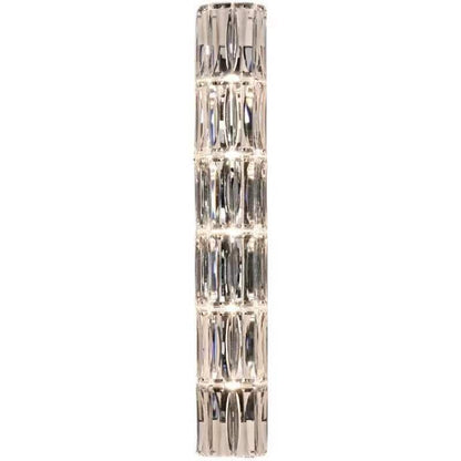 Rectangular Steel Crystal 3/4/6 Light Wall Sconce Lamp