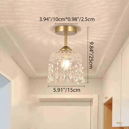 Modern Iron Flower Ceiling Light