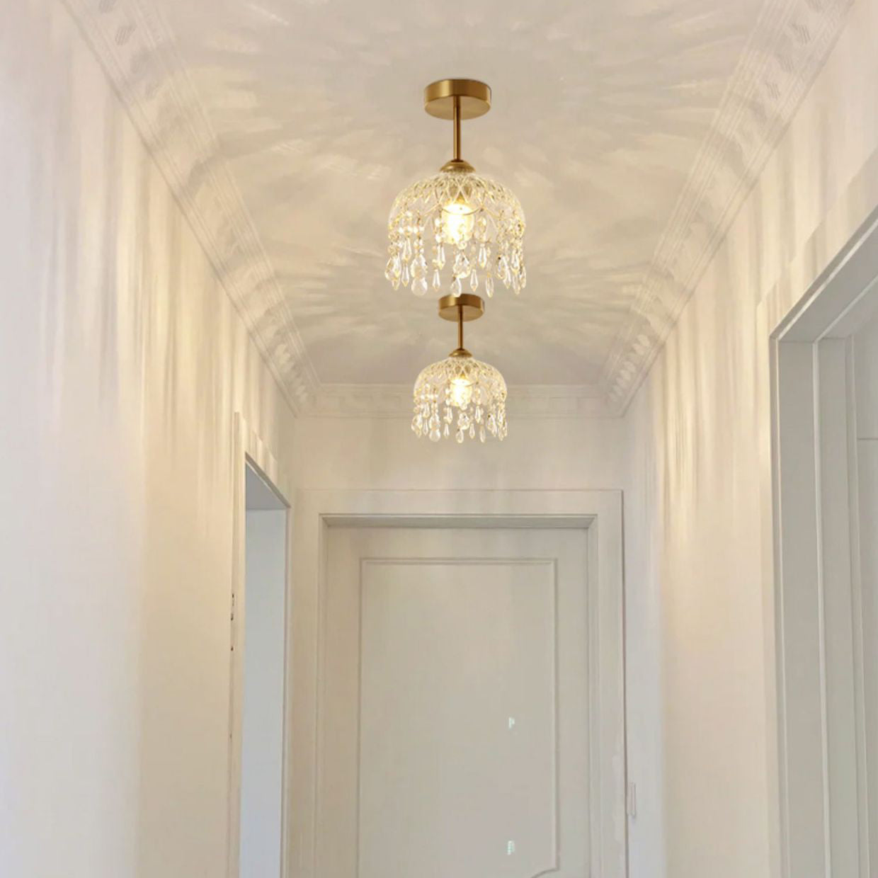 Modern Iron Flower Ceiling Light