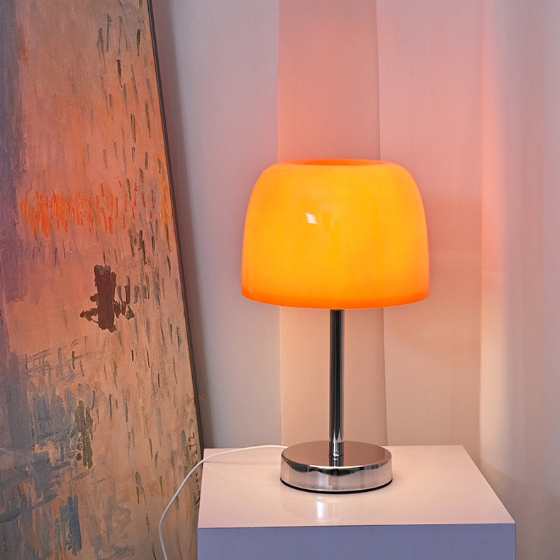 Modern Glass Mushroom Table Lamp