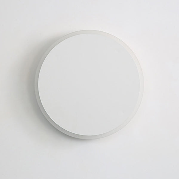 Minimalist Round Tech Iron Acrylic LED Wall Sconce Lamp